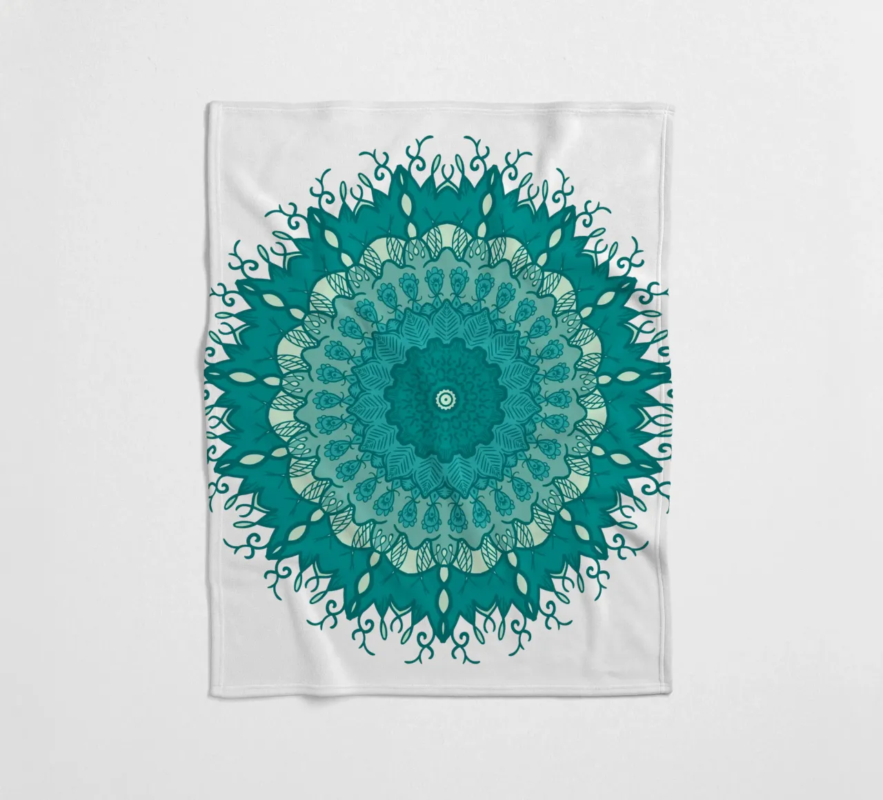 Mandala colorato coperta in pile da Spiritual Touch