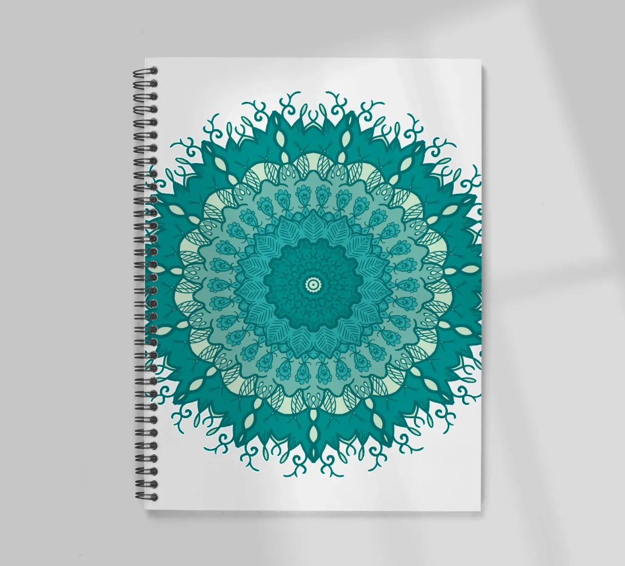 Colorful Mandala spiral notebook by Spiritual Touch