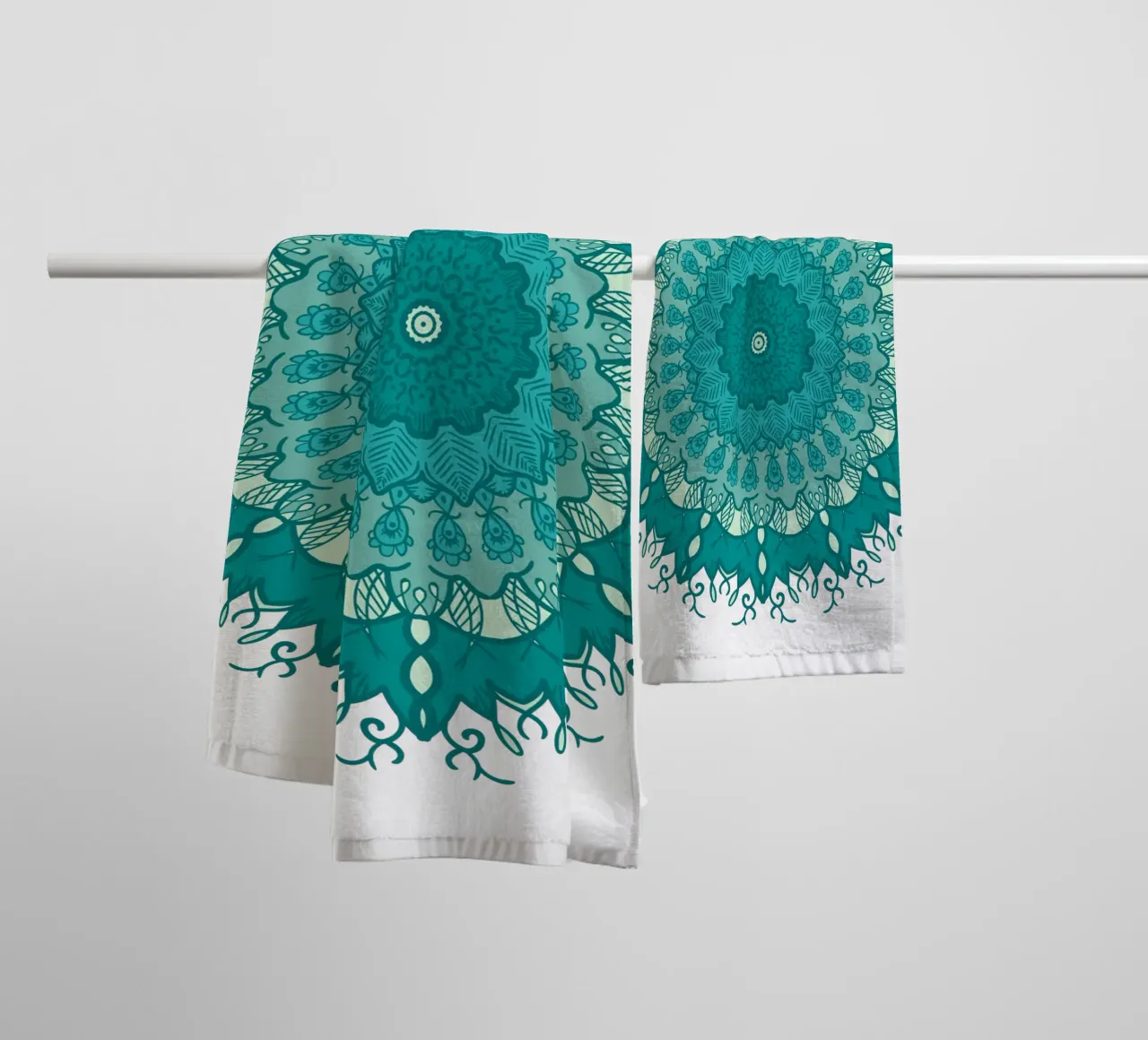 Mandala colorato asciugamano da bagno da Spiritual Touch