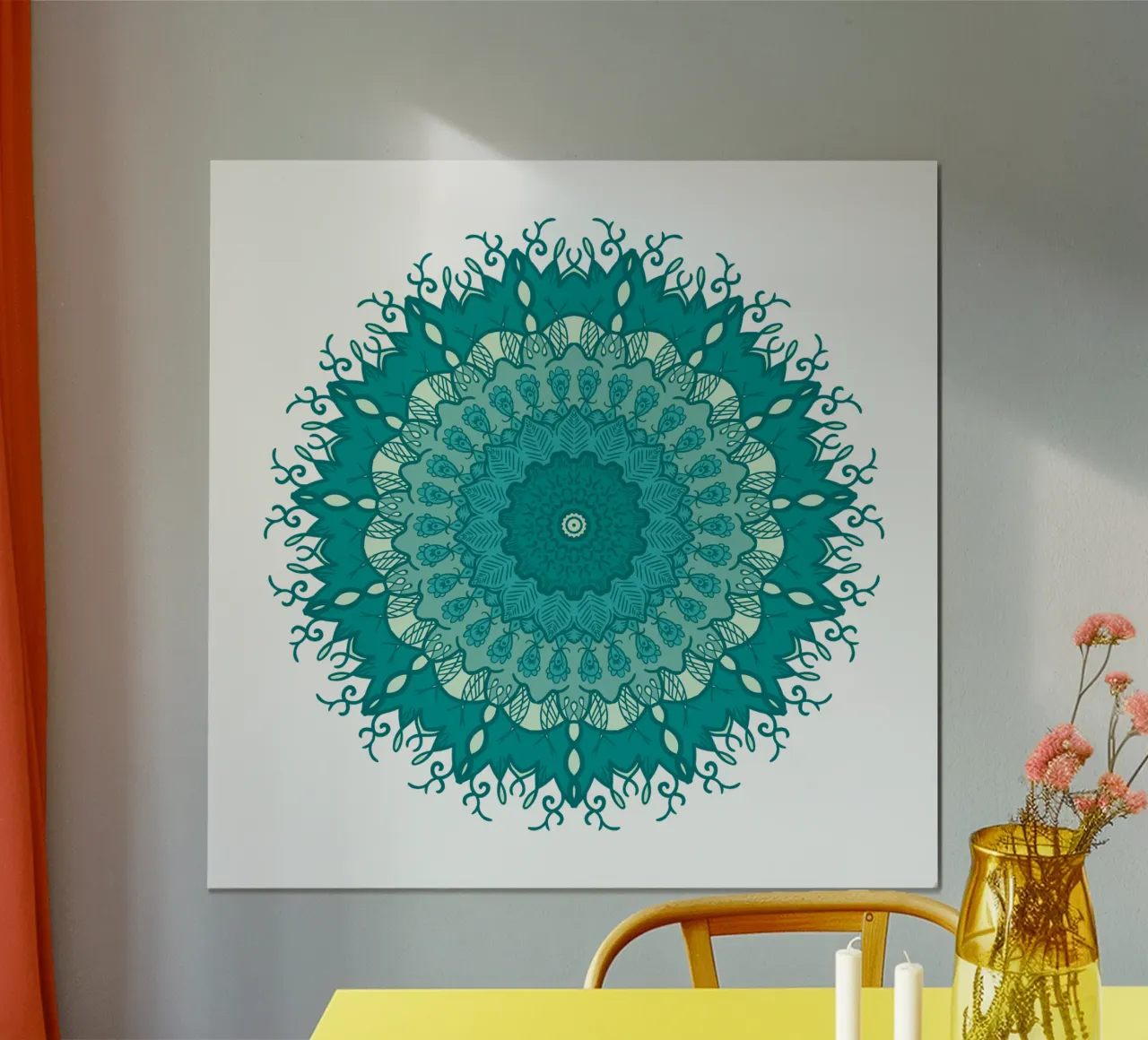 Mandala colorato poster da Spiritual Touch
