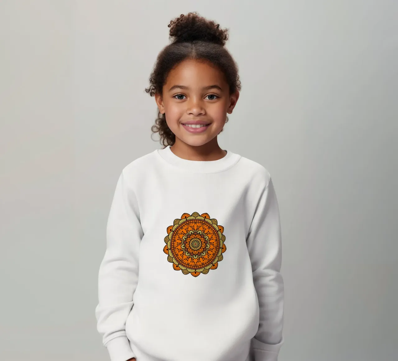 Mandala colorato felpa bambino da Spiritual Touch