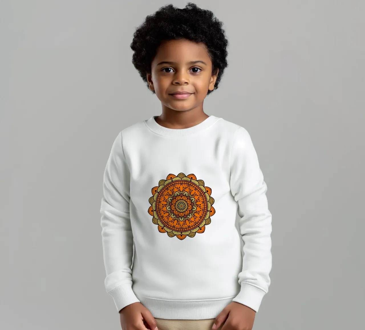 Mandala colorato felpa bambino da Spiritual Touch