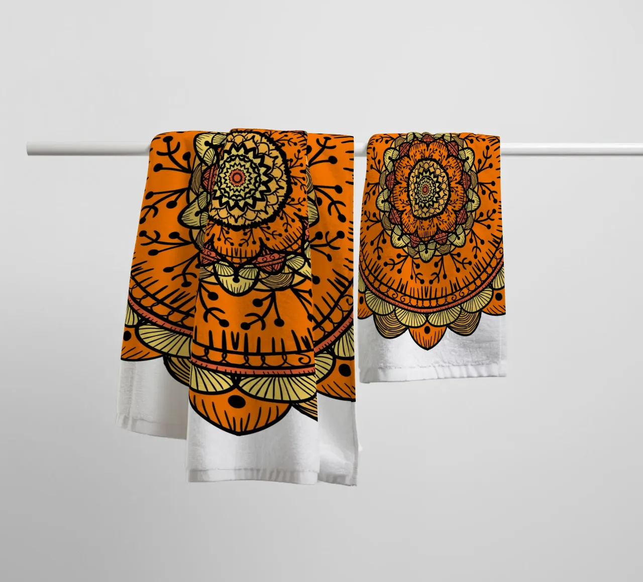 Mandala colorato asciugamano da bagno da Spiritual Touch