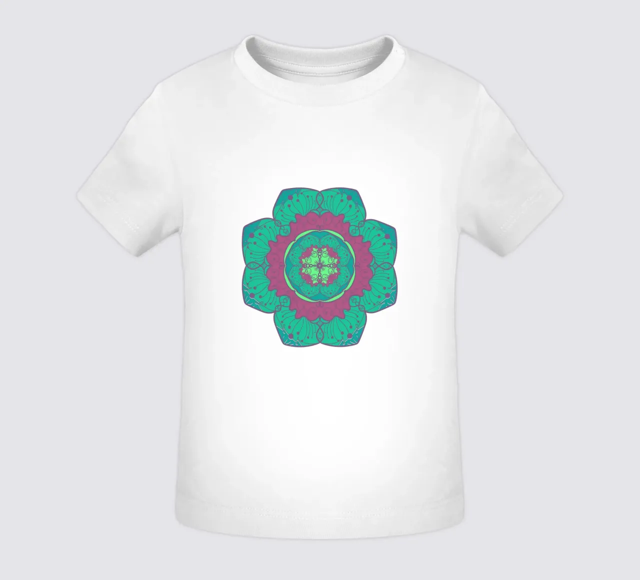 Mandala colorato maglietta neonato da Spiritual Touch