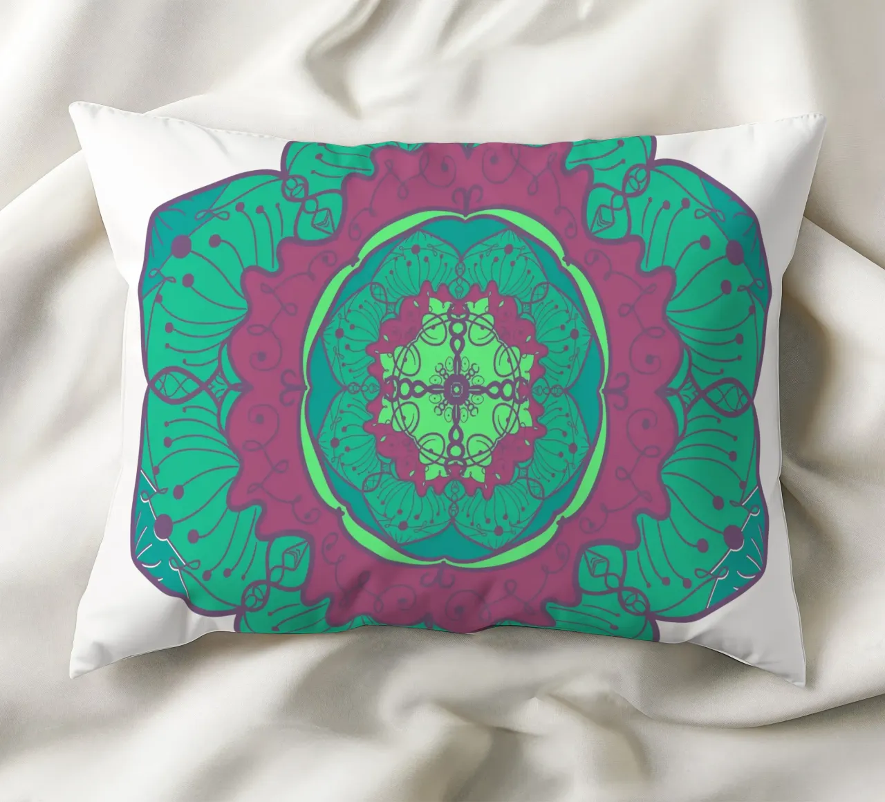 Mandala colorato cuscino da Spiritual Touch