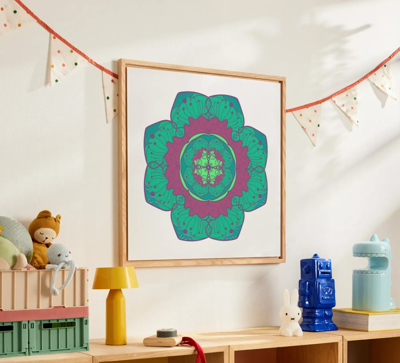 Mandala colorato plexiglass da Spiritual Touch