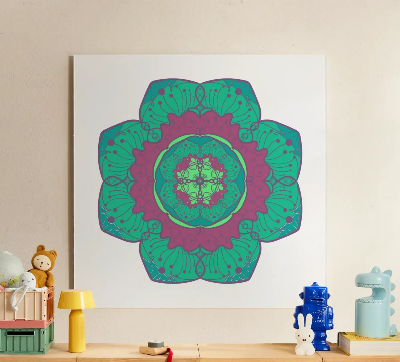 Mandala colorato plexiglass da Spiritual Touch