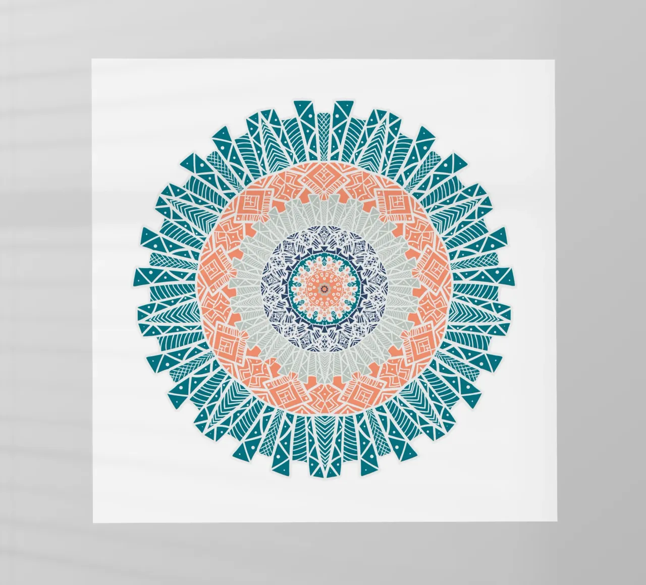 Mandala colorato pellicola backlit da Spiritual Touch