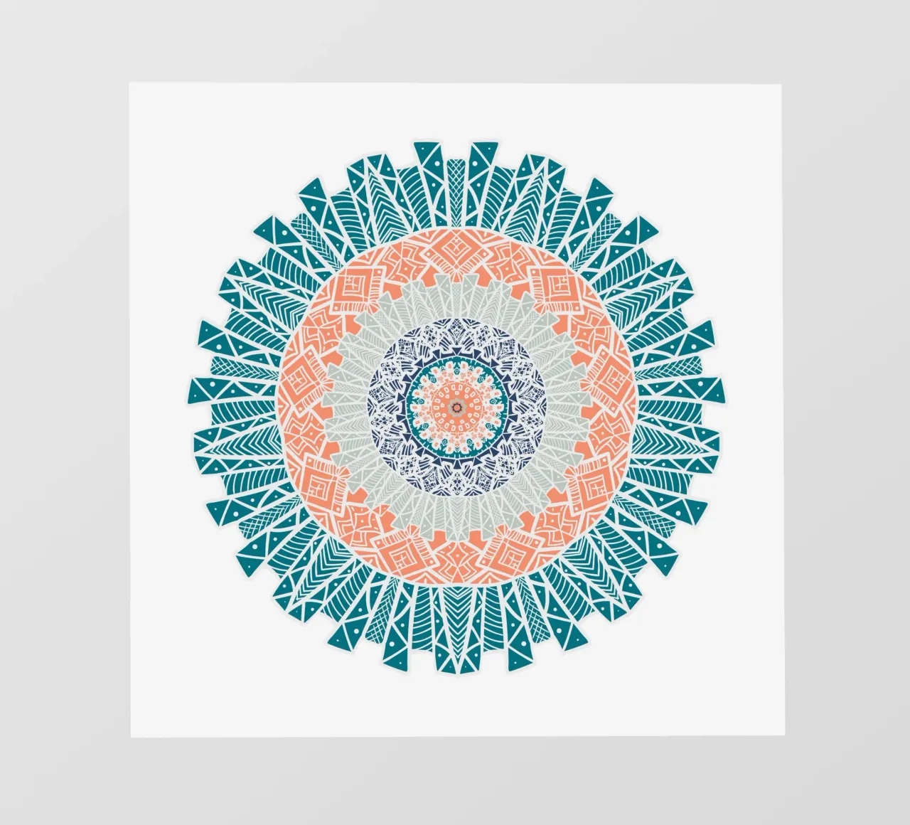 Mandala colorato pellicola backlit da Spiritual Touch