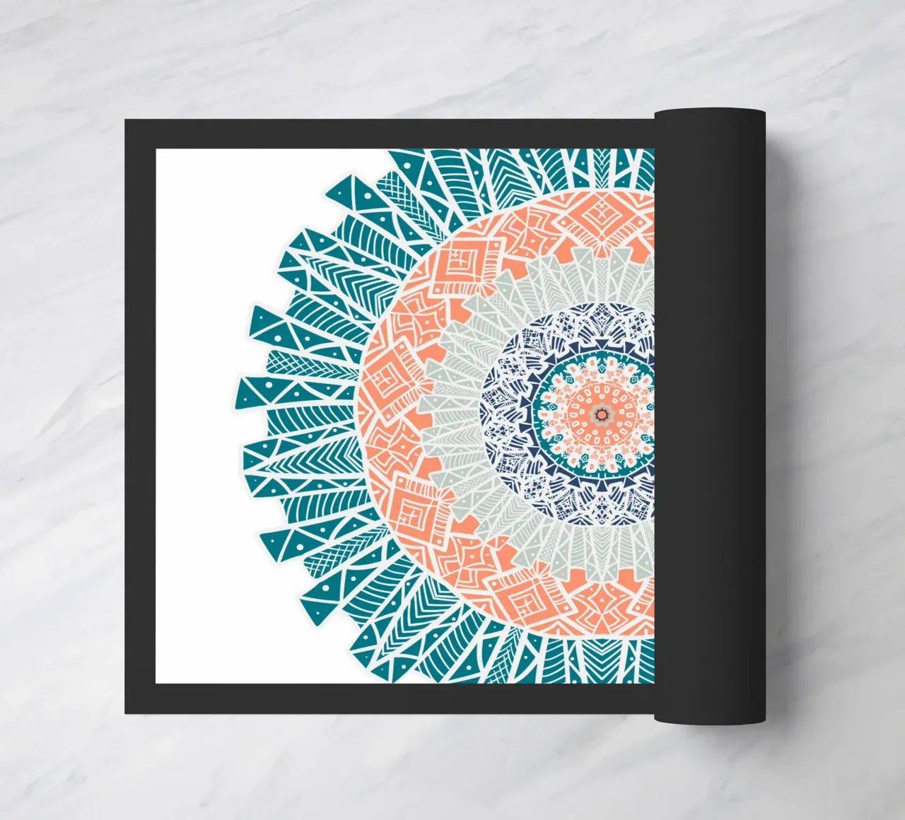 Mandala colorato zerbino da Spiritual Touch