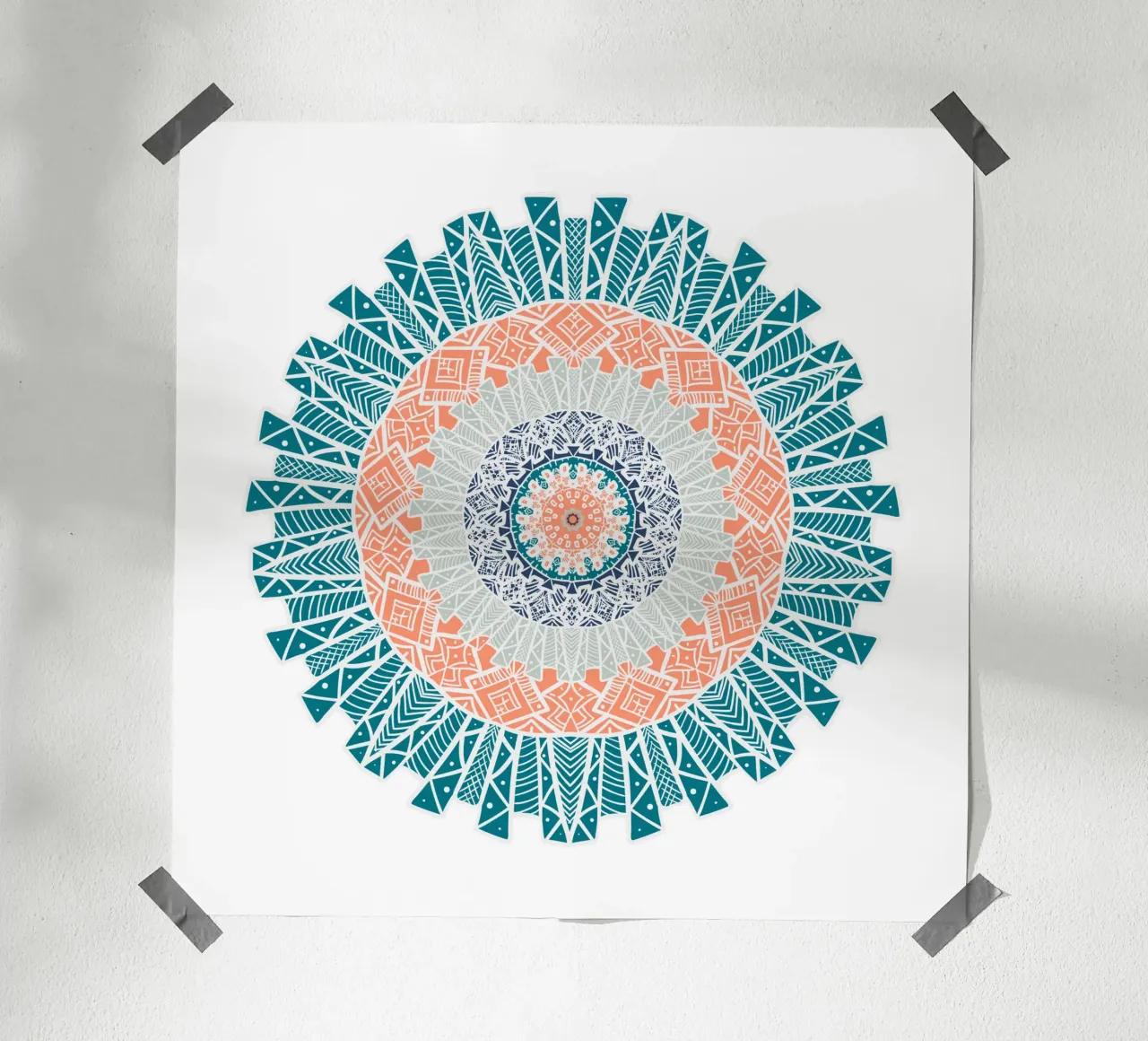 Mandala colorato carta hahnemühle da Spiritual Touch