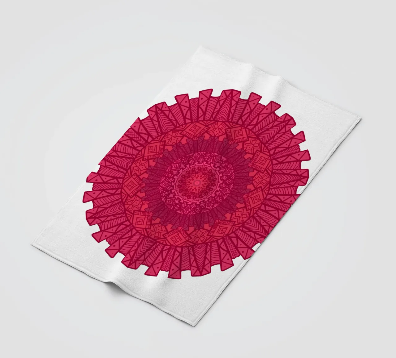 Mandala colorato coperta in pile da Spiritual Touch