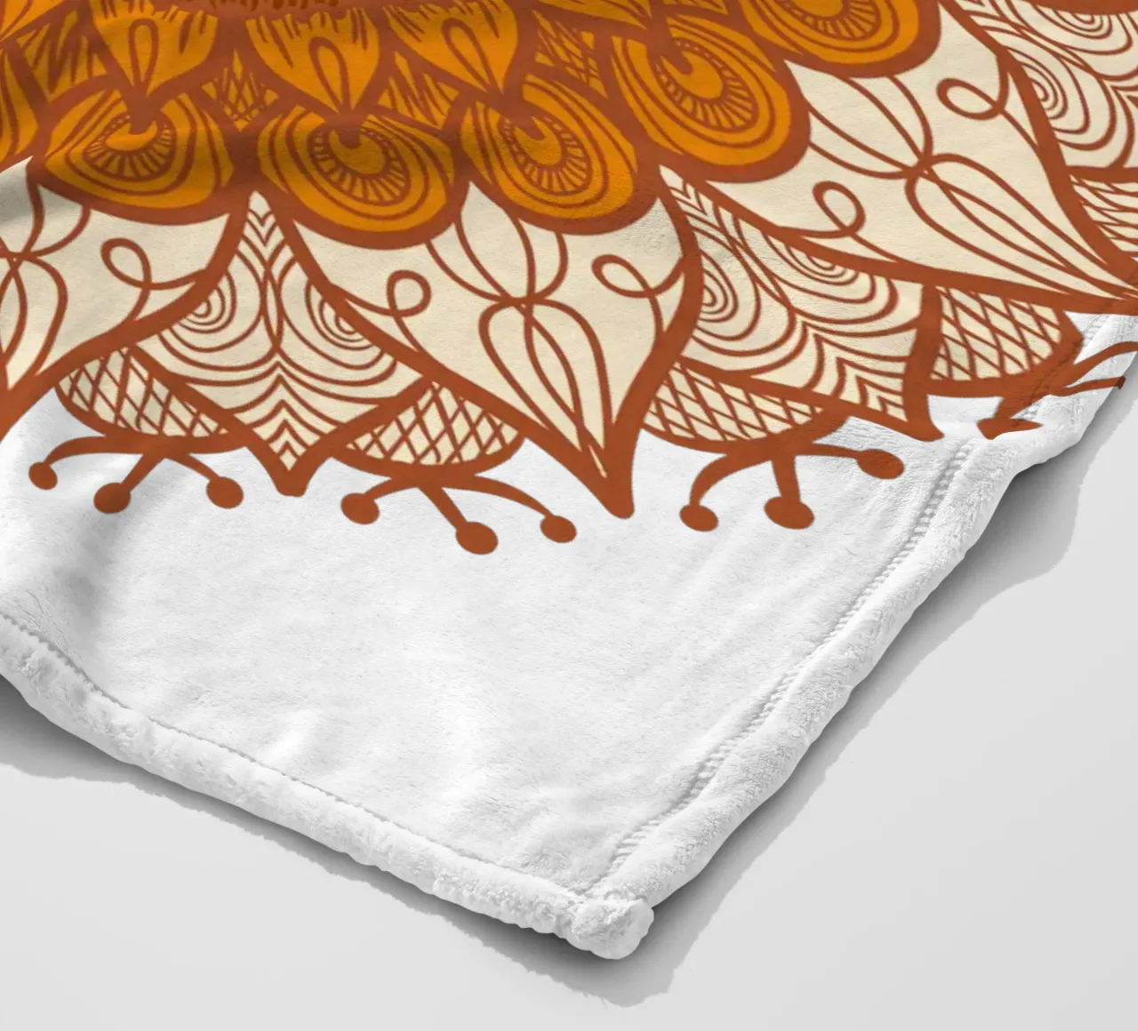 Mandala coloré plaid polaire de Spiritual Touch