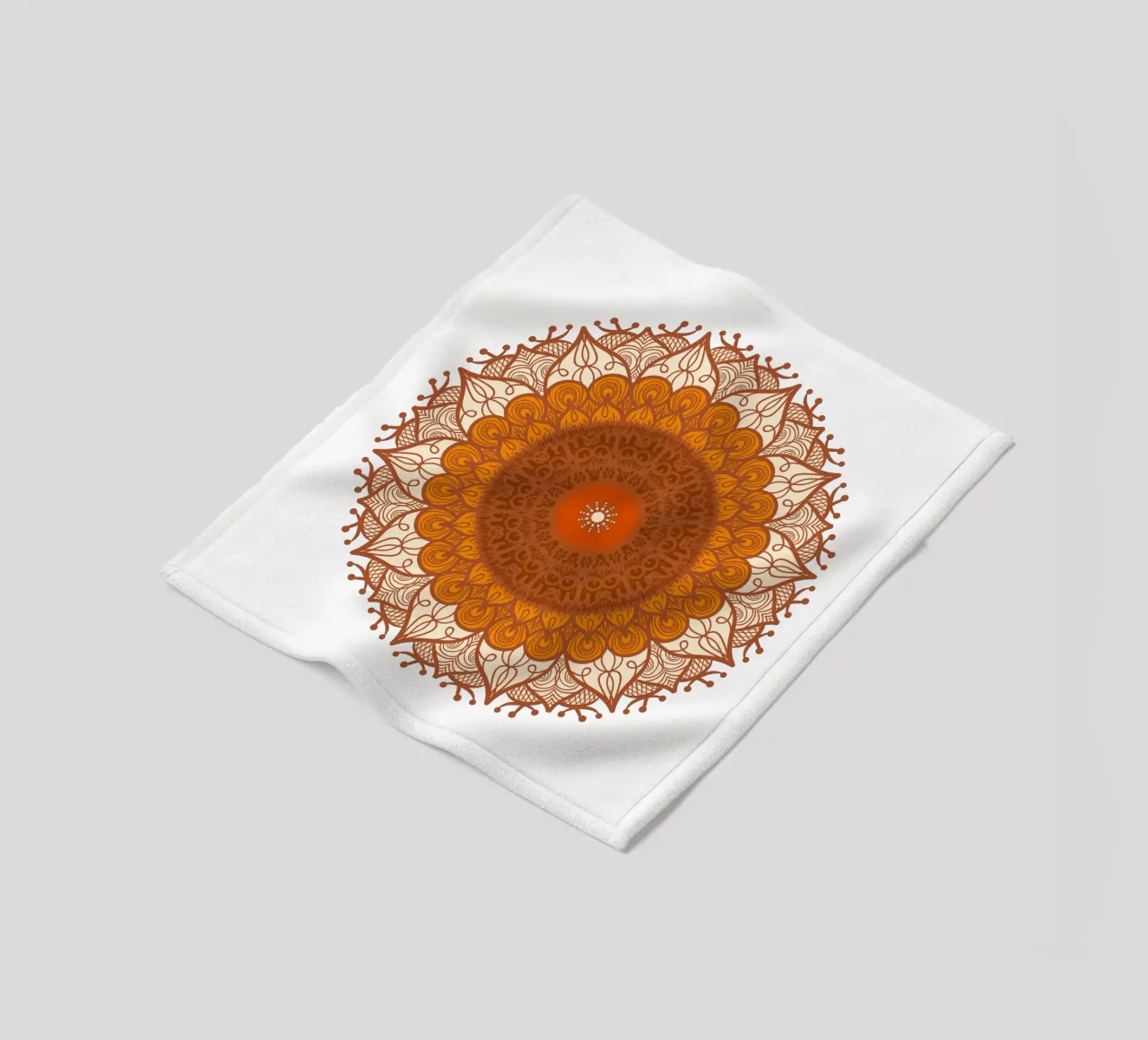 Mandala coloré plaid polaire de Spiritual Touch