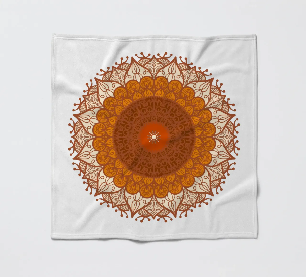 Mandala coloré plaid polaire de Spiritual Touch