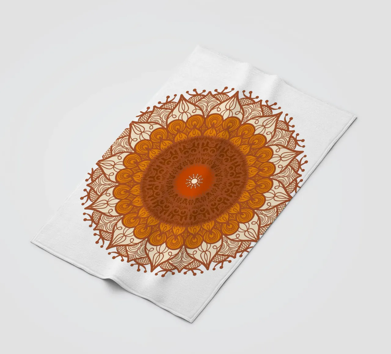 Mandala coloré plaid polaire de Spiritual Touch