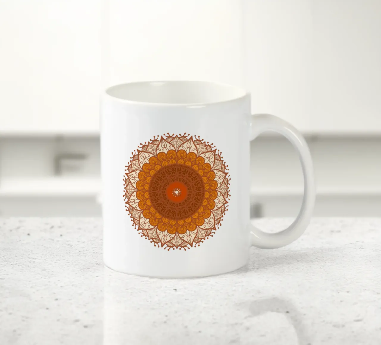 Mandala colorato tazza in ceramica da Spiritual Touch