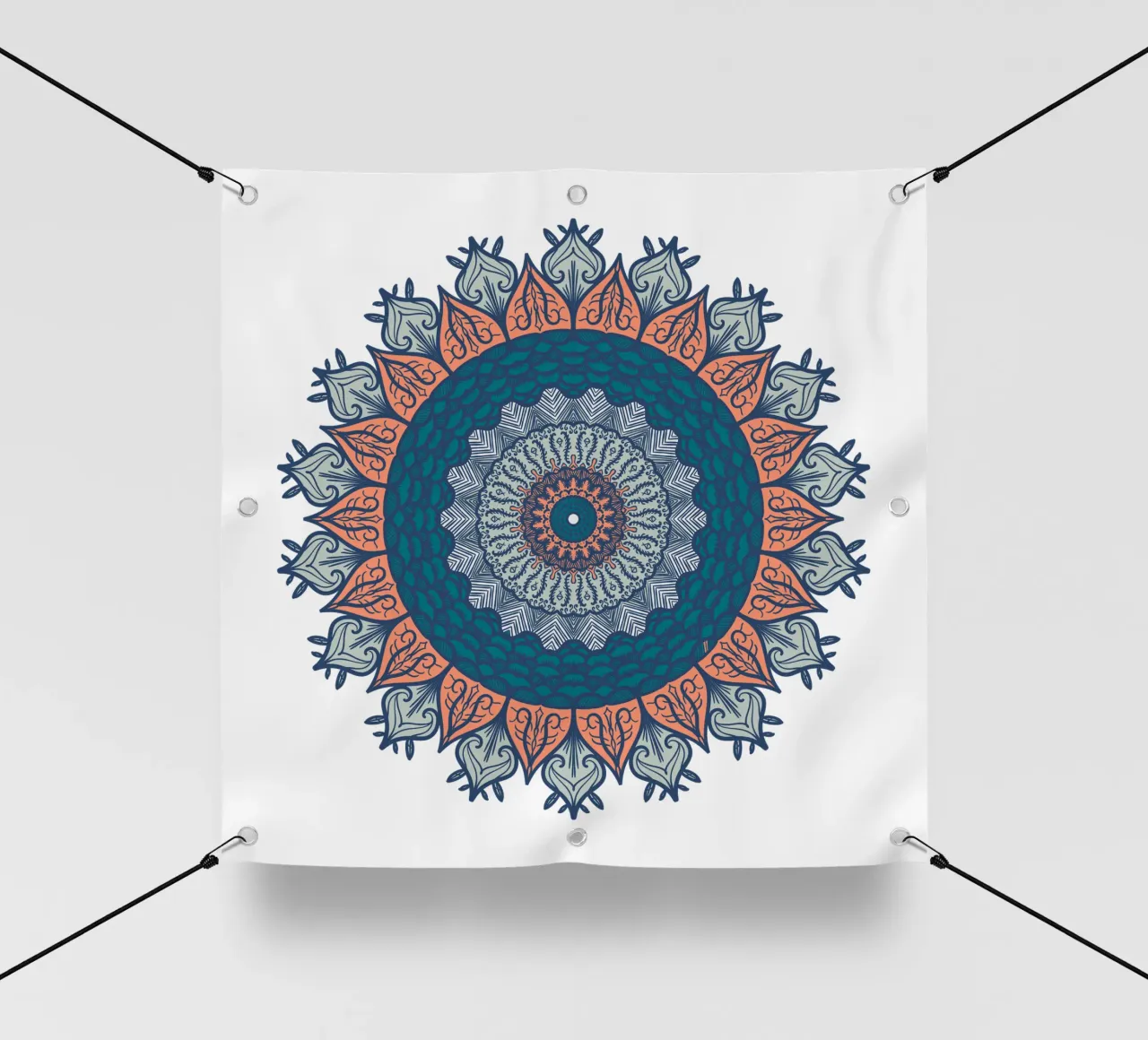 Mandala colorato telo in pvc da Spiritual Touch