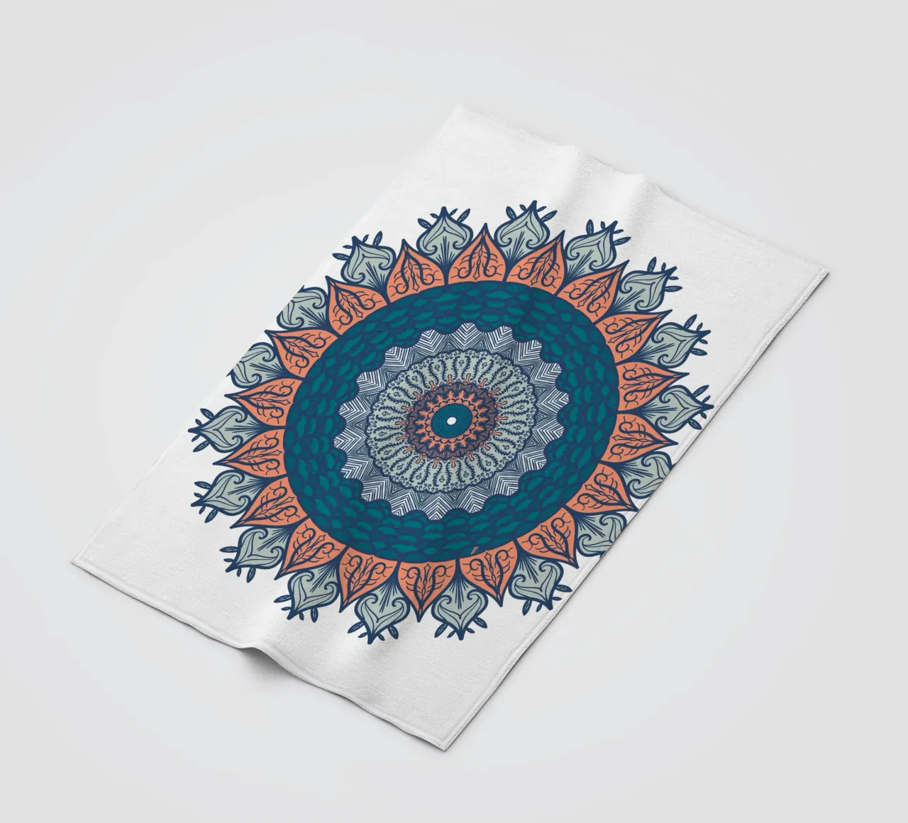 Mandala colorato coperta in pile da Spiritual Touch