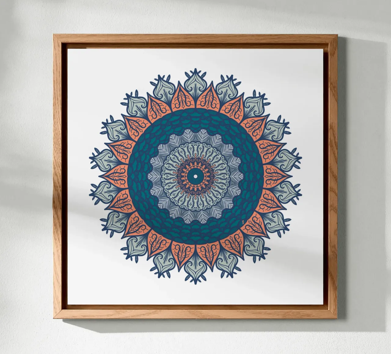 Mandala colorato alluminio dibond da Spiritual Touch