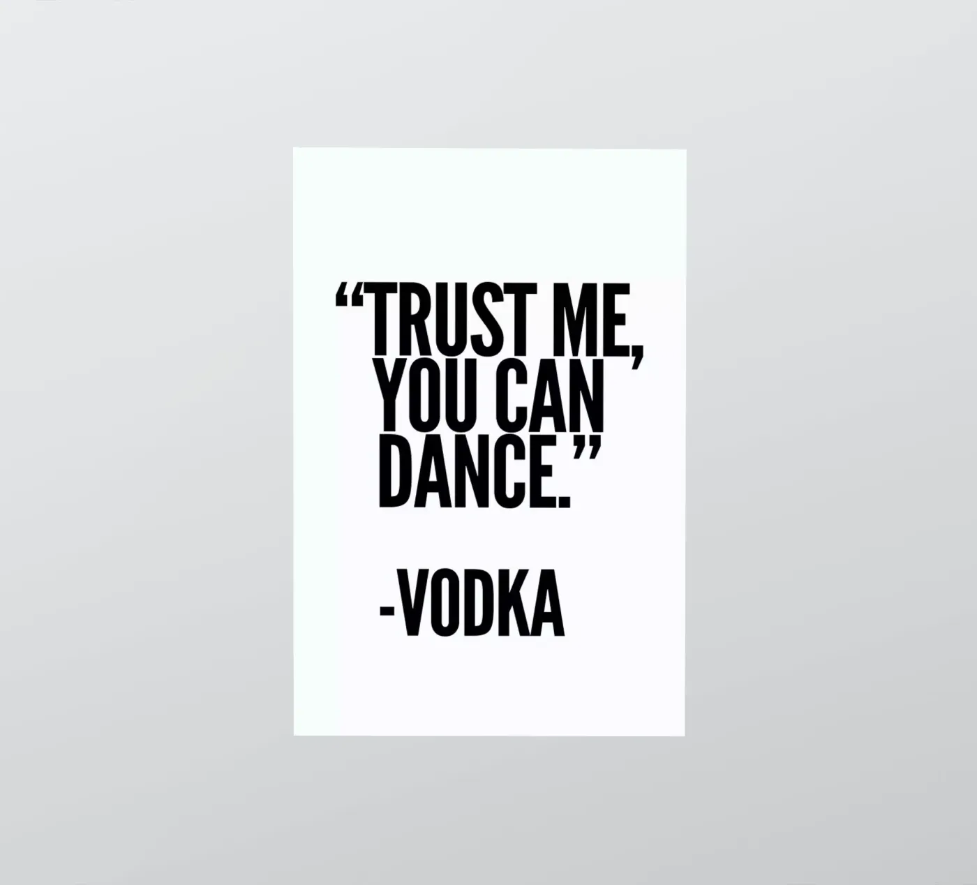 Vodka sticker van Mottos by Sinan Saydik