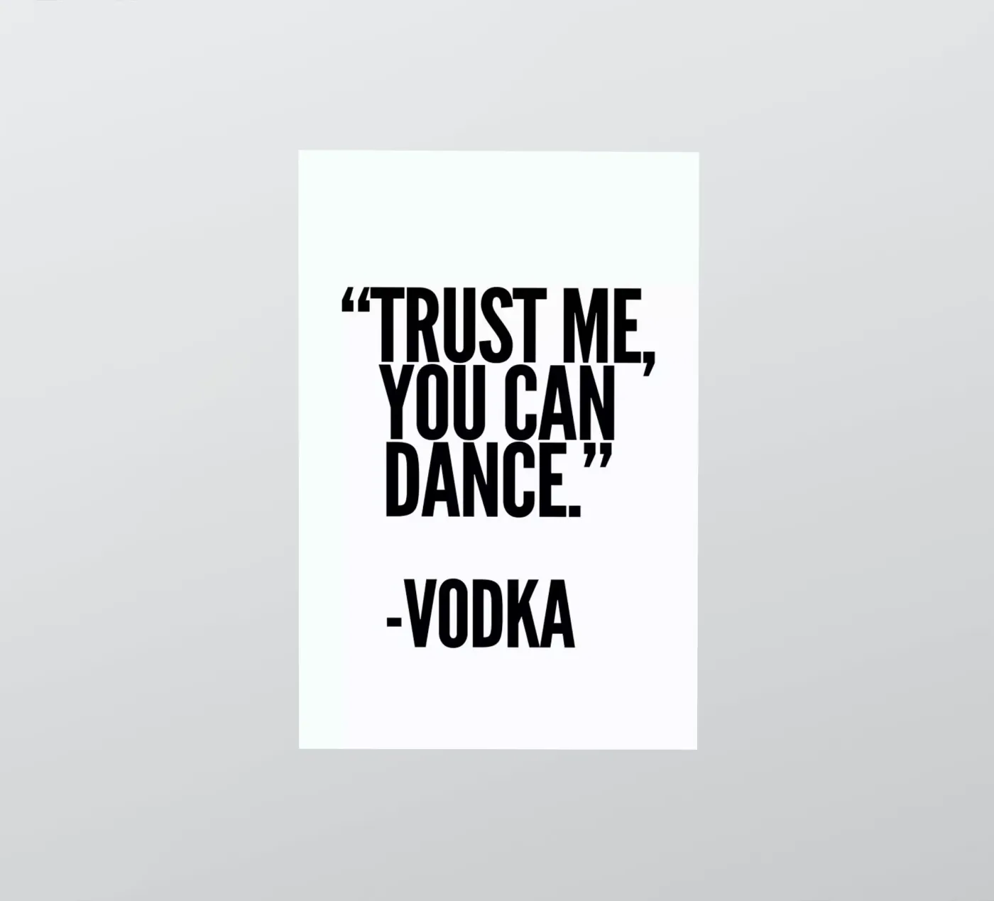 Vodka adesivo da Mottos by Sinan Saydik