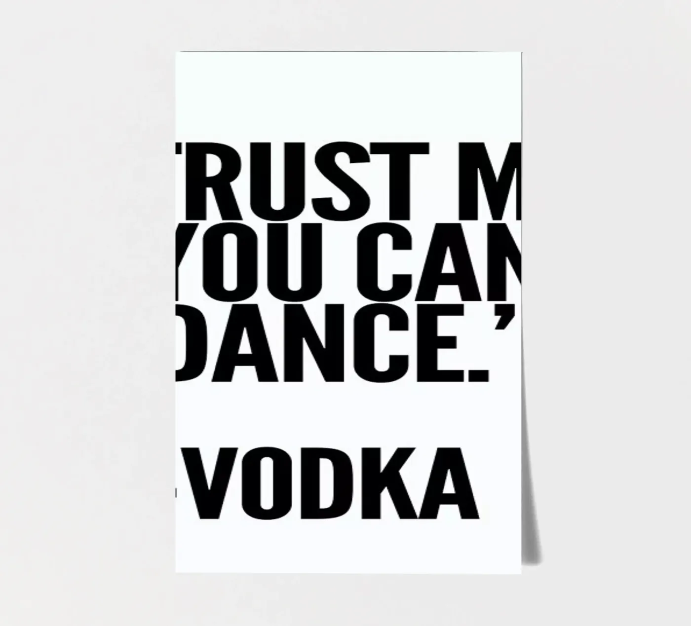 Vodka stickervel van Mottos by Sinan Saydik