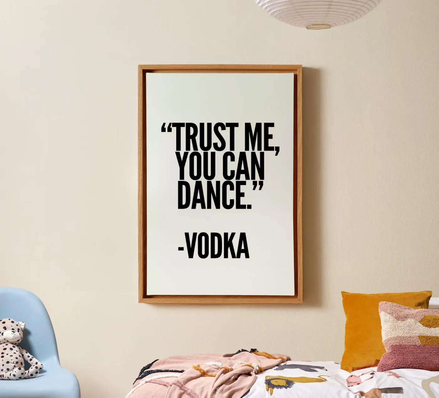 Vodka canvas van Mottos by Sinan Saydik