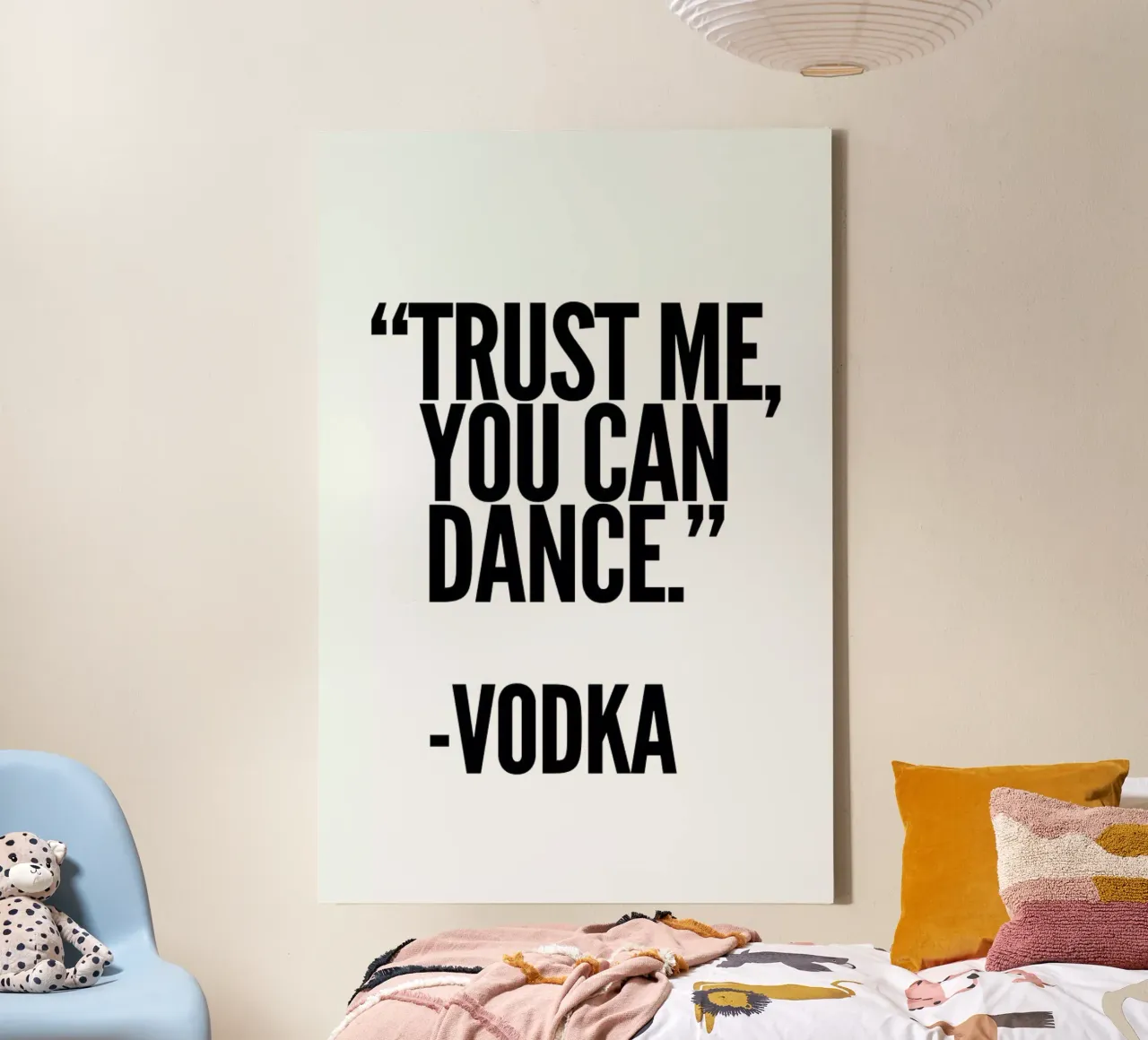 Vodka product.type.leinwand common.byCreator Mottos by Sinan Saydik