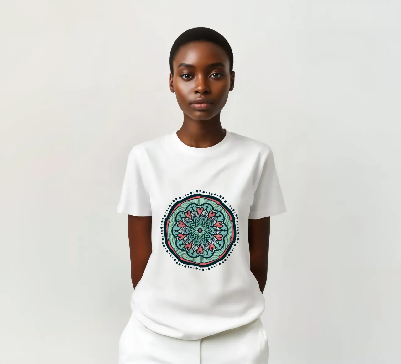 Mandala colorato t-shirt da Spiritual Touch