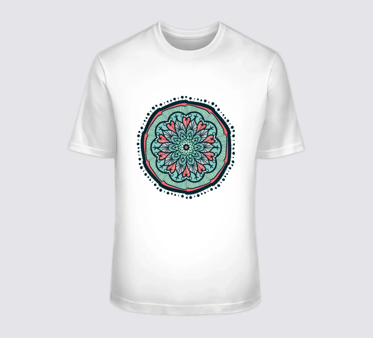 Mandala colorato t-shirt da Spiritual Touch