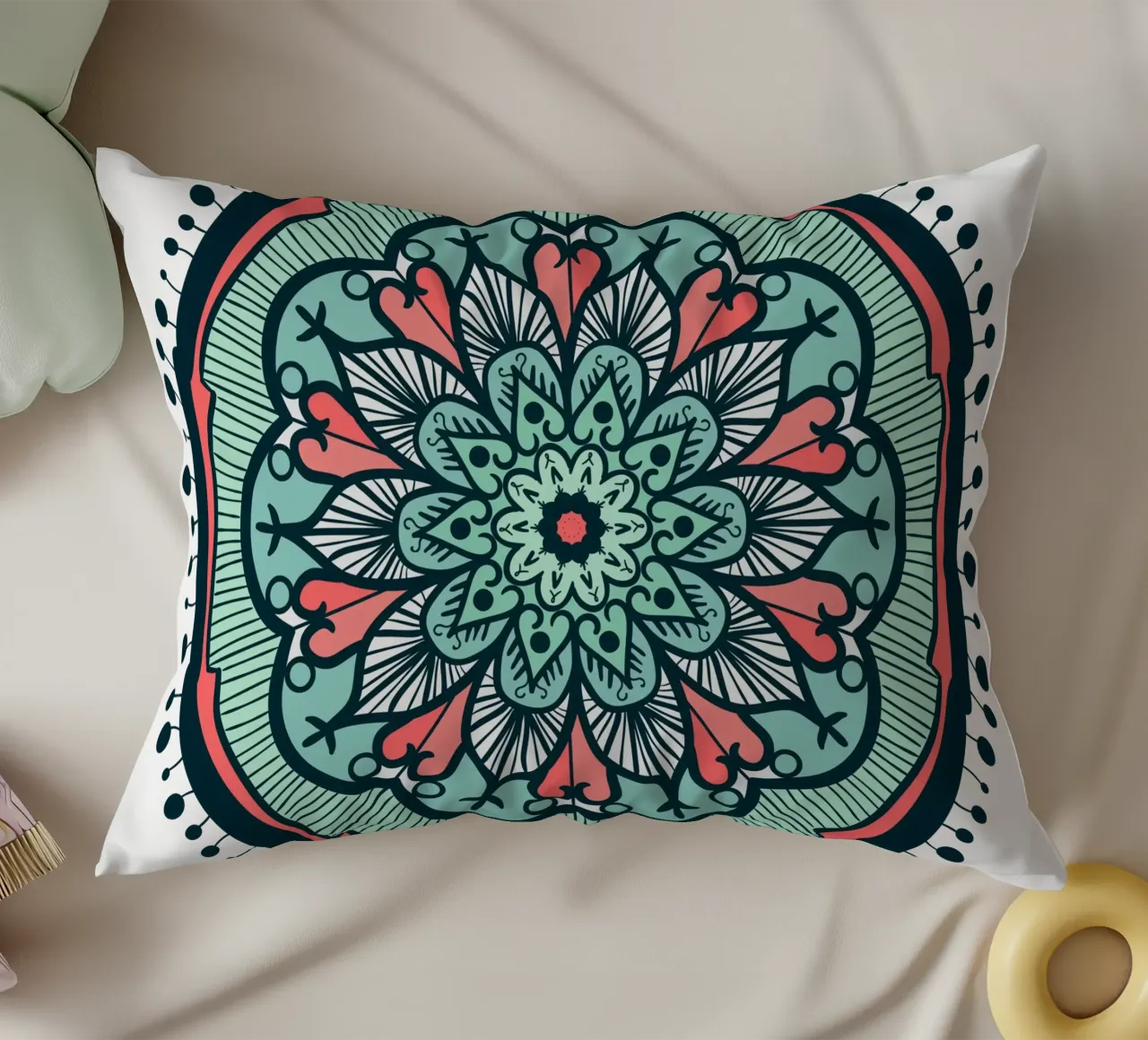 Mandala colorato cuscino da Spiritual Touch