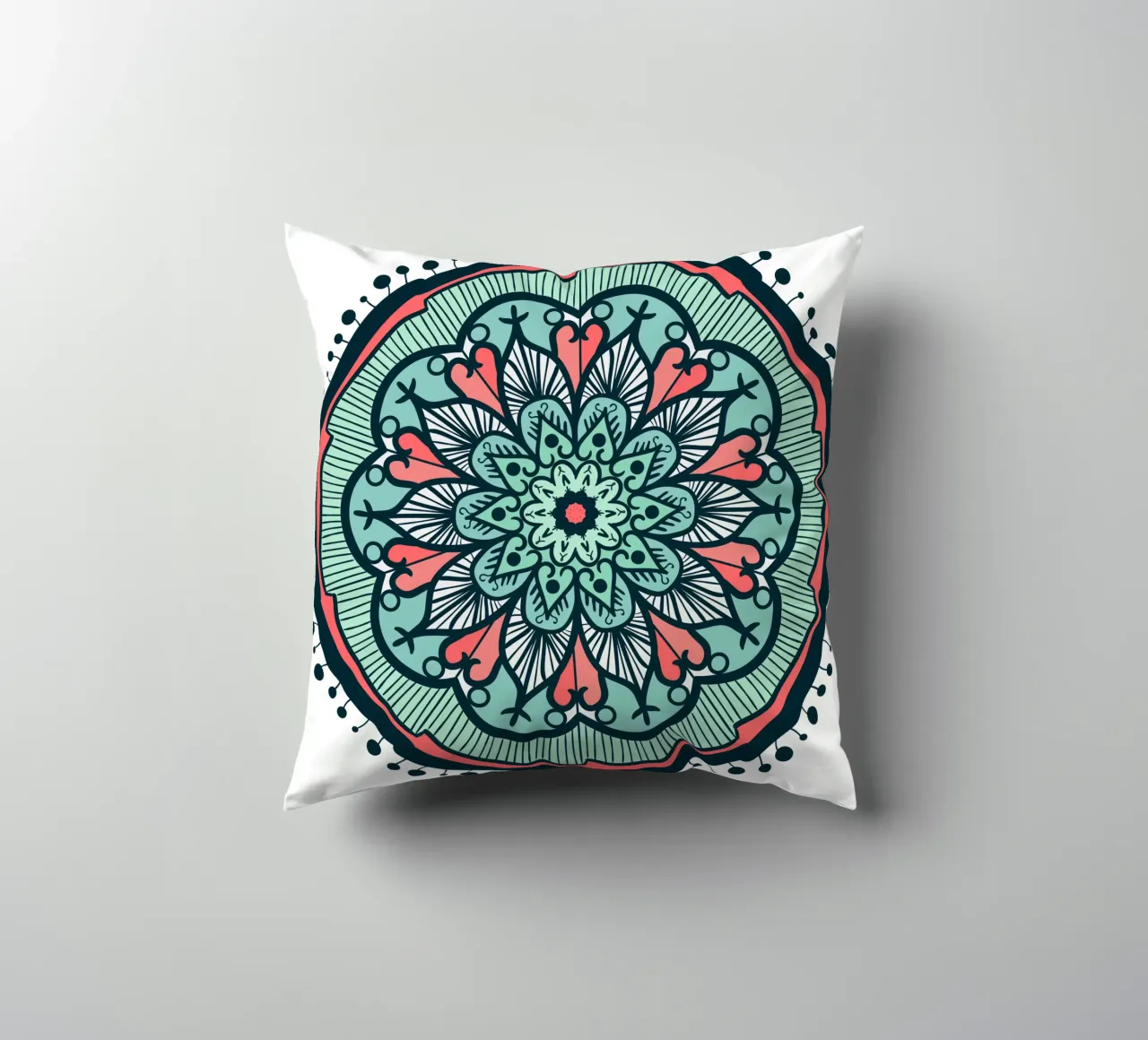 Mandala colorato cuscino da Spiritual Touch