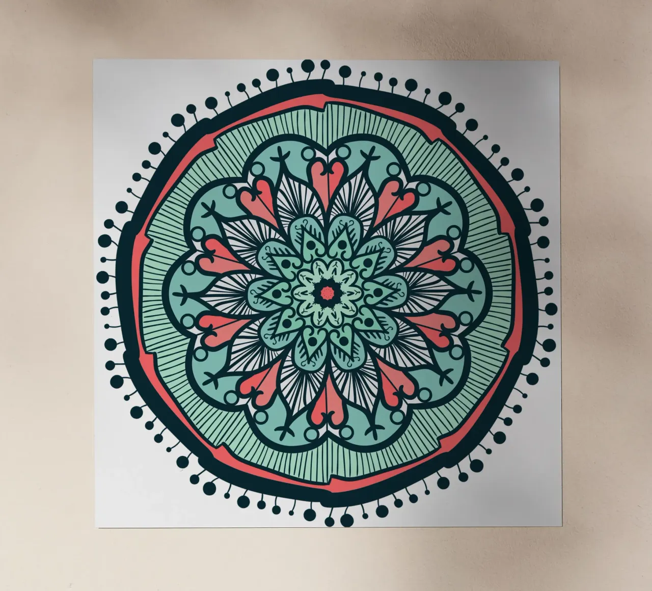 Mandala colorato pellicola backlit da Spiritual Touch