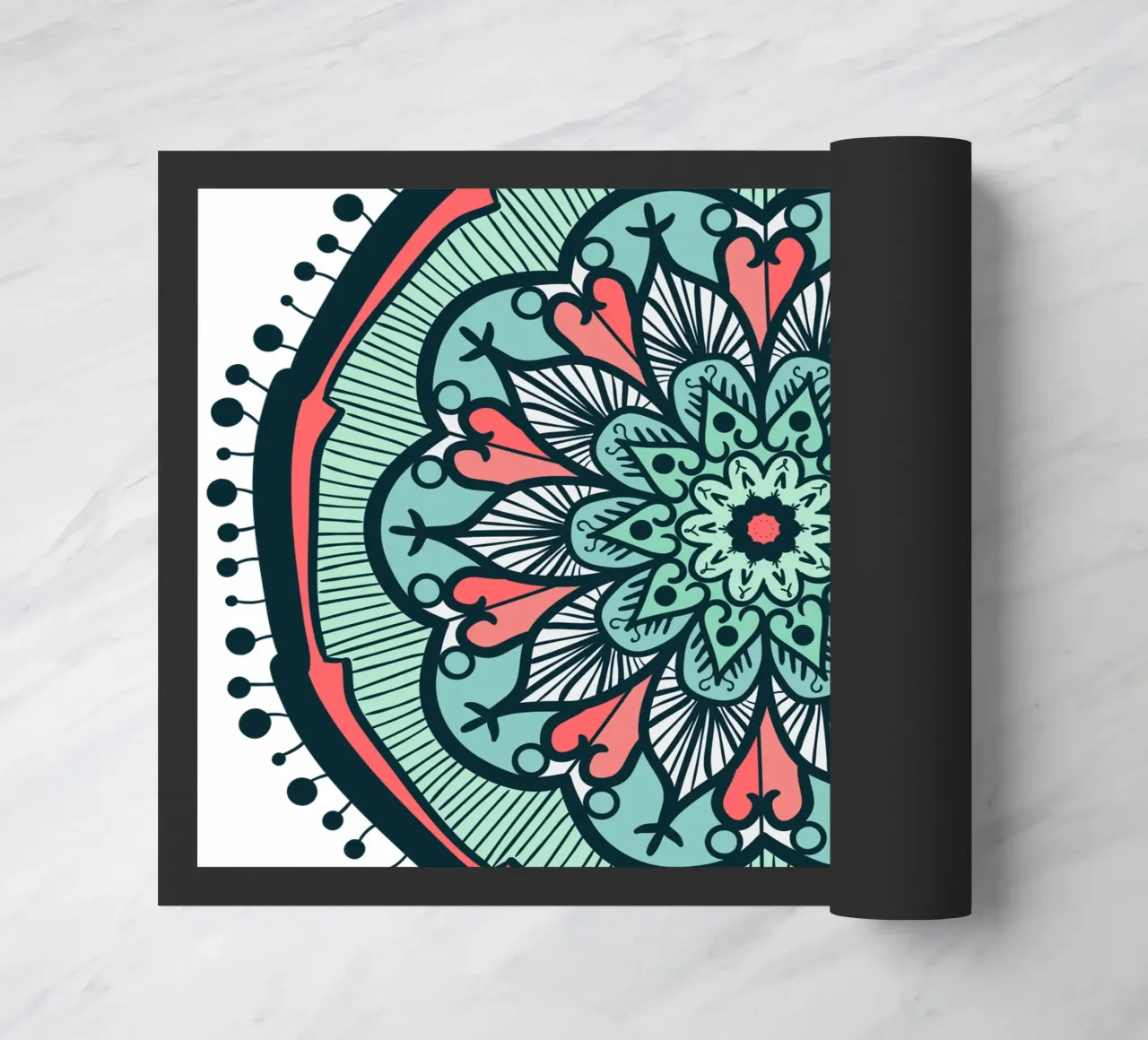 Mandala colorato zerbino da Spiritual Touch