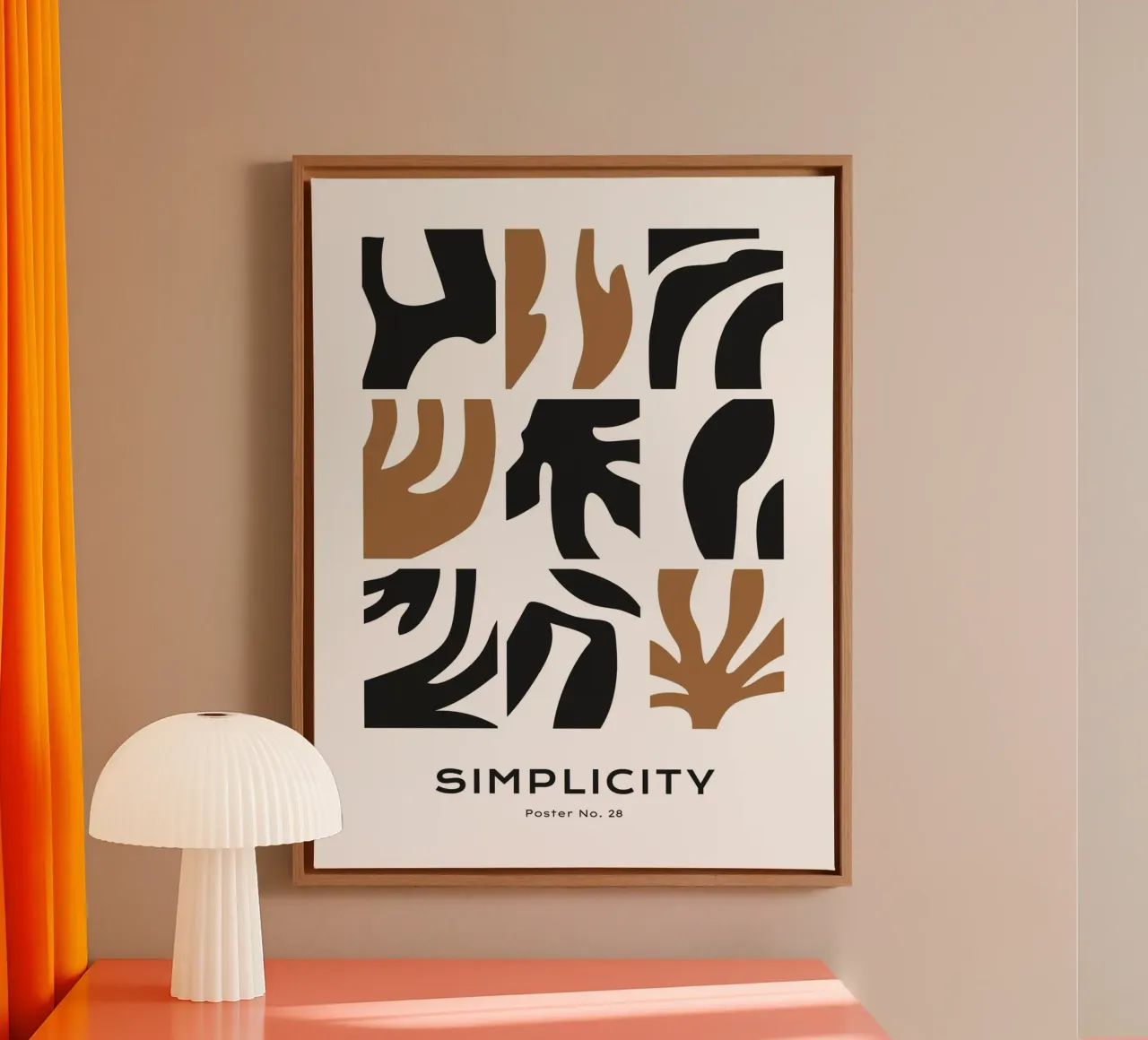 Simplicity No 03 tela con Cornice a cassetta da treechild