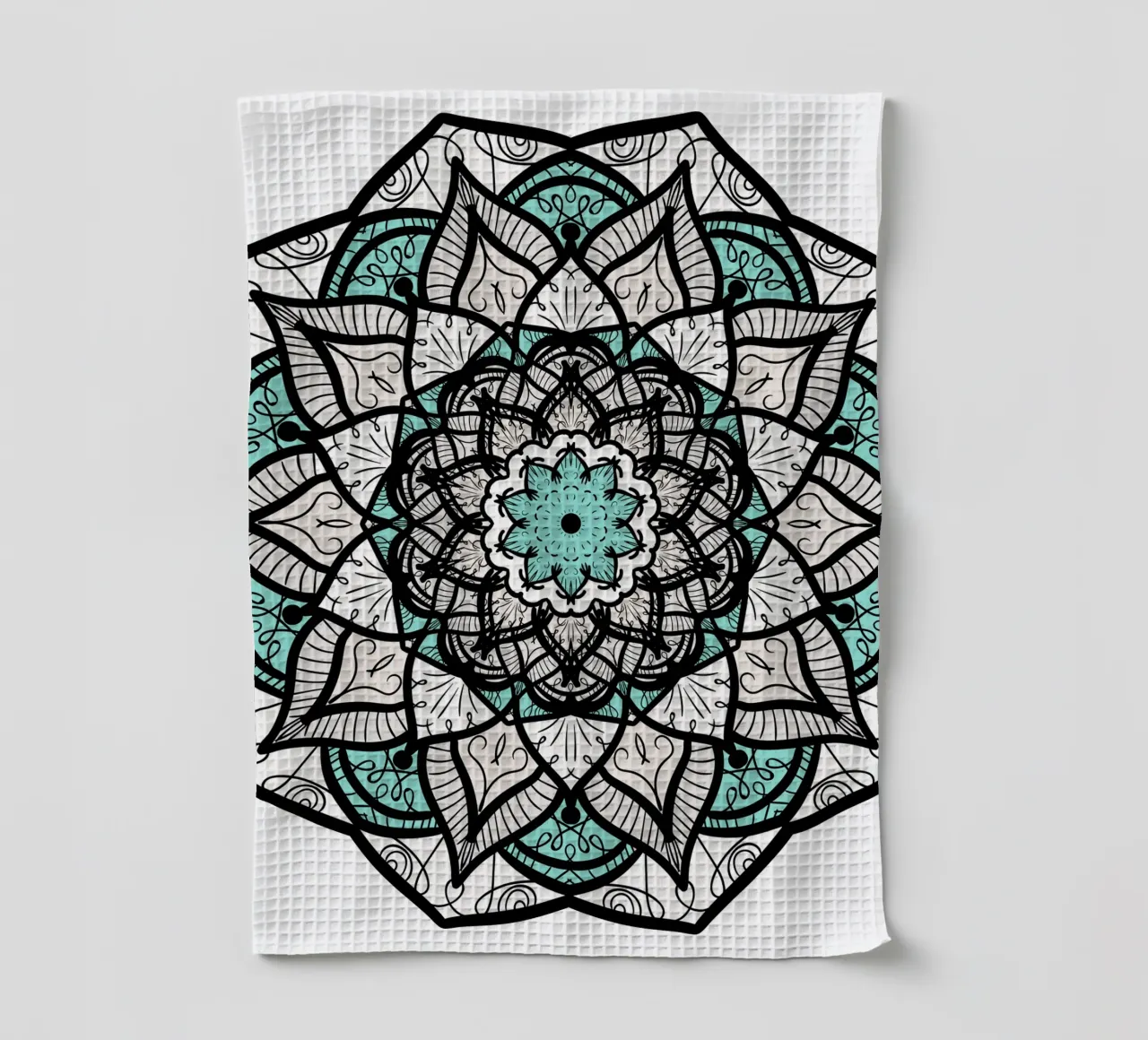 Mandala colorato canovaccio da cucina da Spiritual Touch