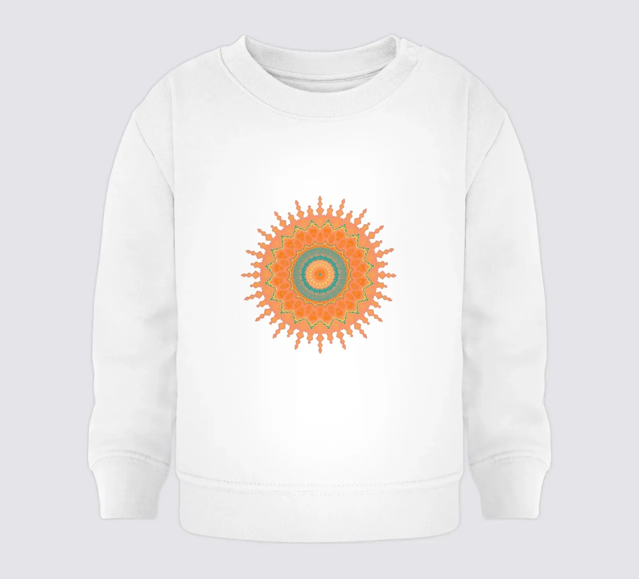 Mandala colorato felpa neonato da Spiritual Touch