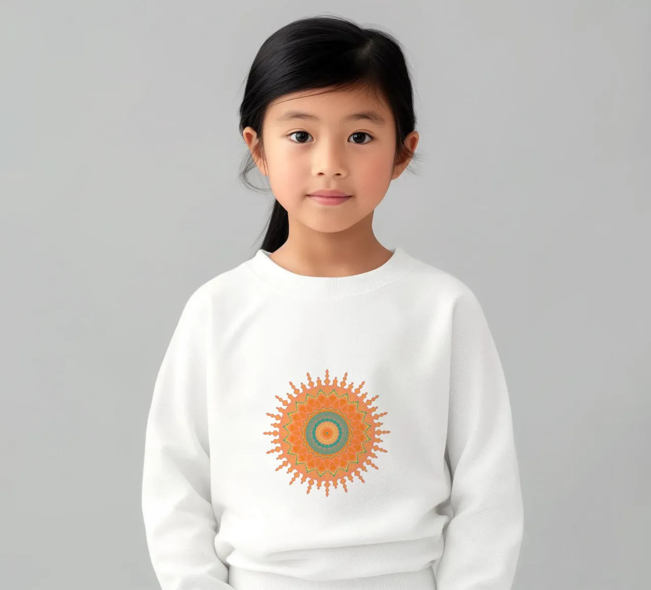 Mandala colorato felpa bambino da Spiritual Touch
