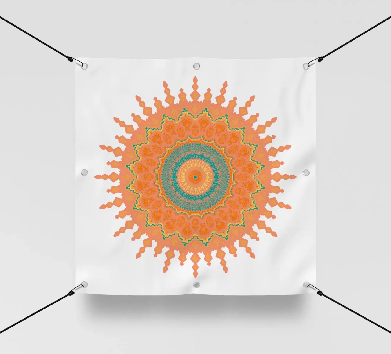 Mandala colorato telo in pvc da Spiritual Touch