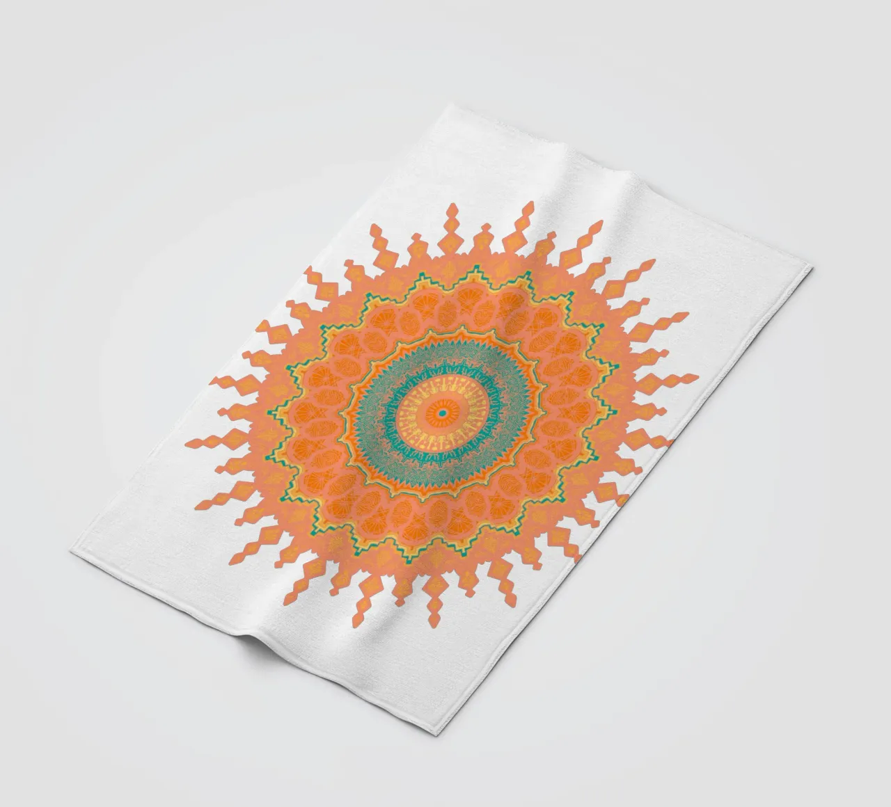Mandala colorato coperta in pile da Spiritual Touch