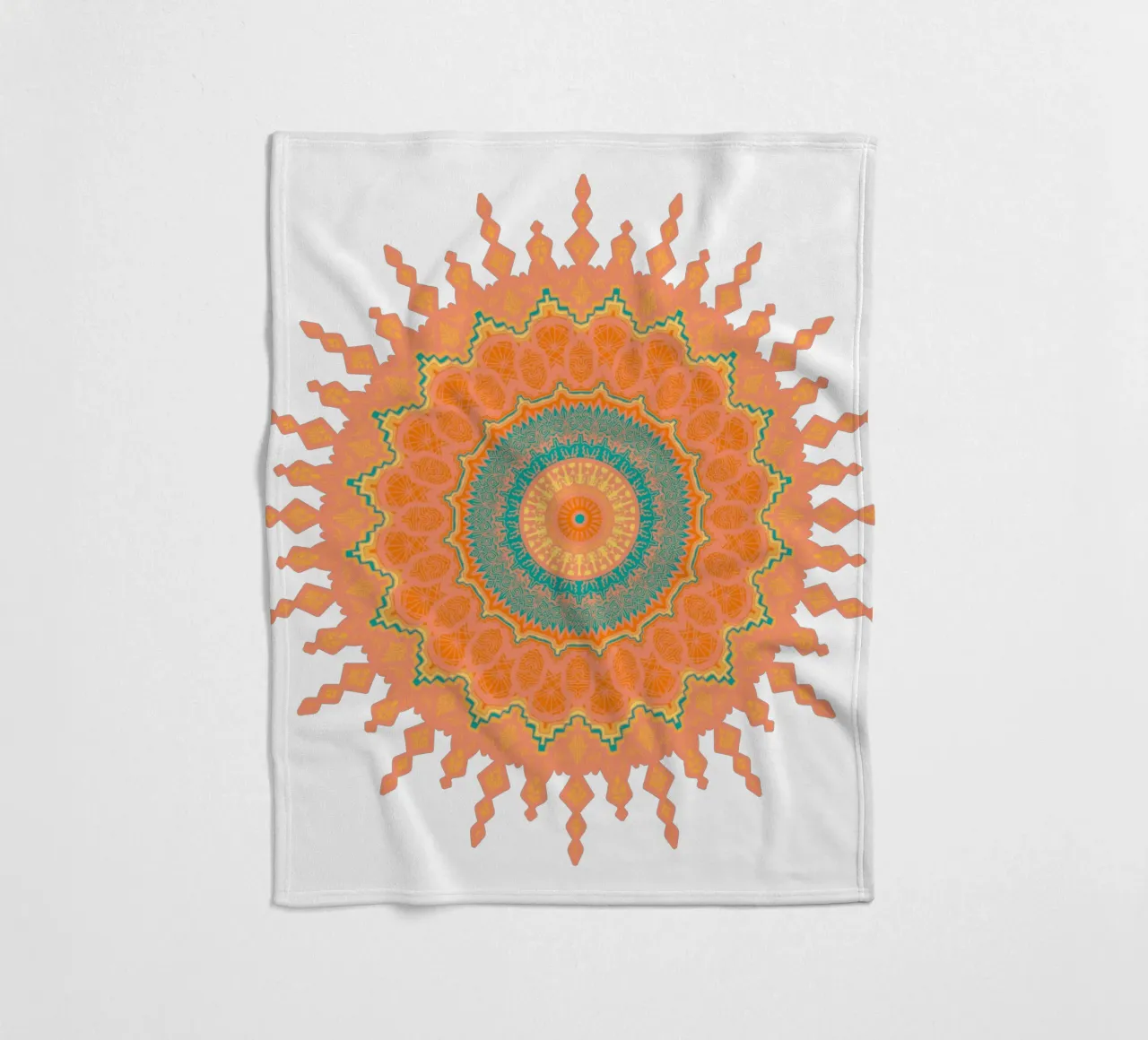 Mandala colorato coperta in pile da Spiritual Touch