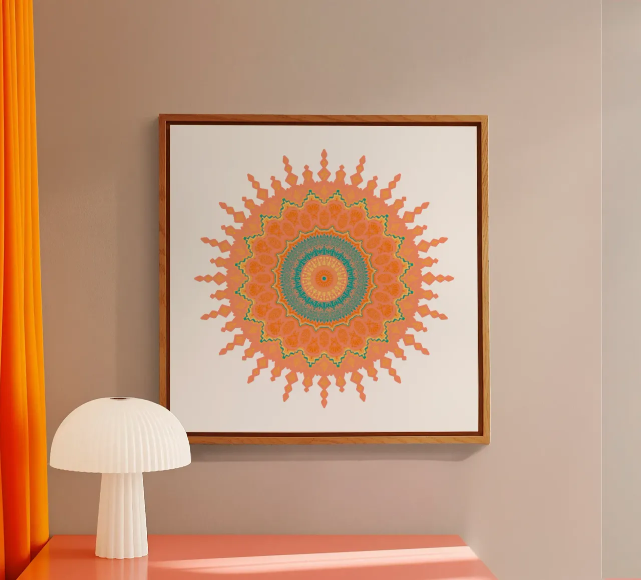 Mandala colorato plexiglass da Spiritual Touch