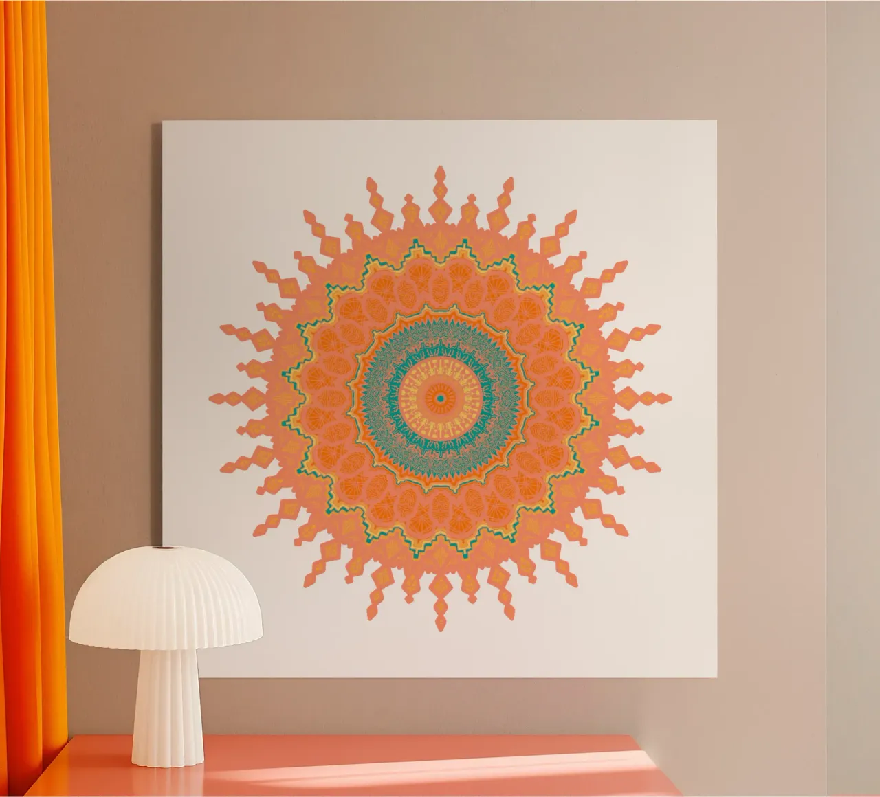 Mandala colorato plexiglass da Spiritual Touch