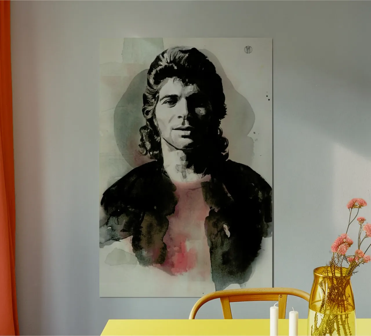 Camaron de la Isla poster con telaio in plastica da David Diehl