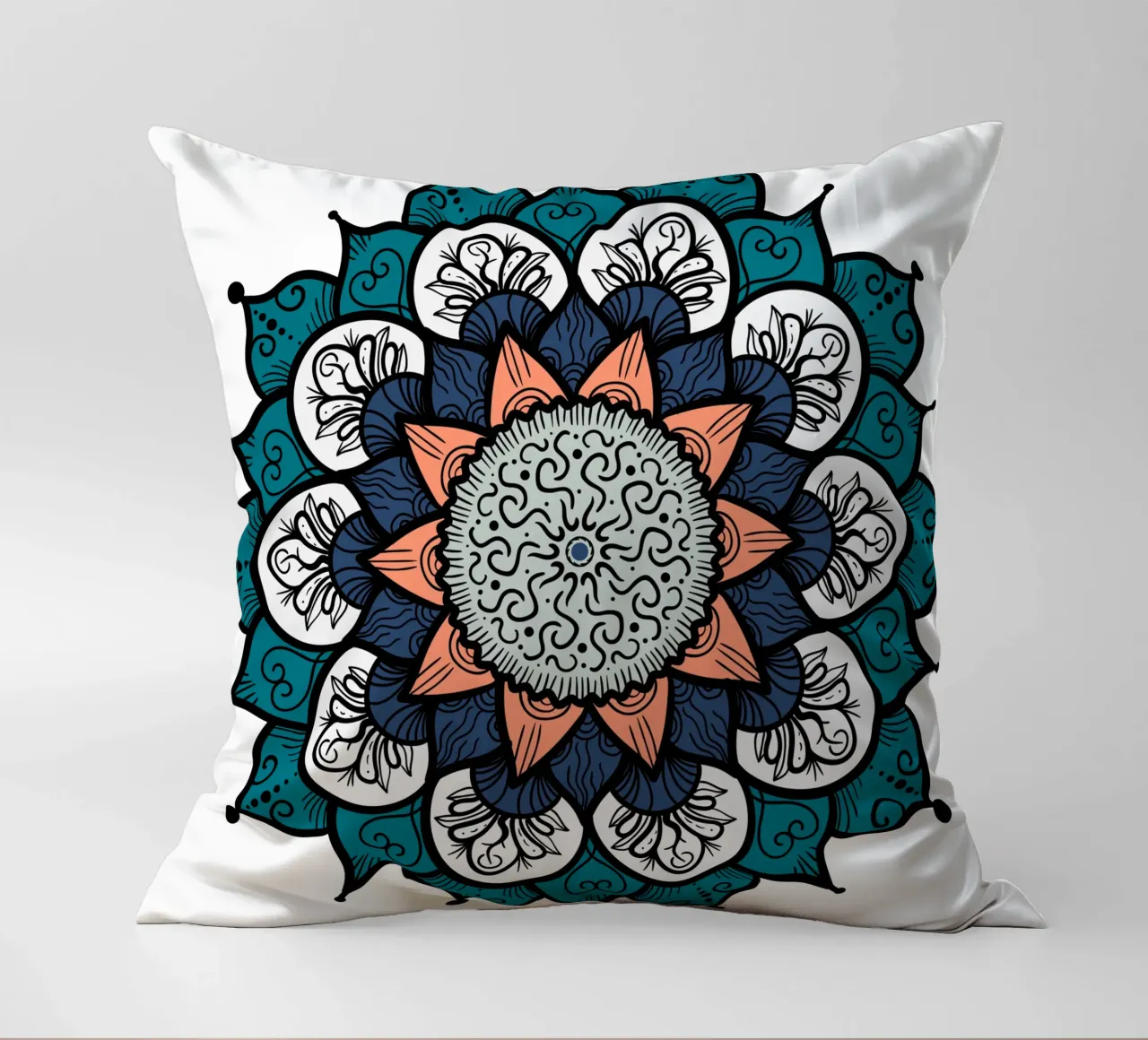 Mandala colorato cuscino da Spiritual Touch