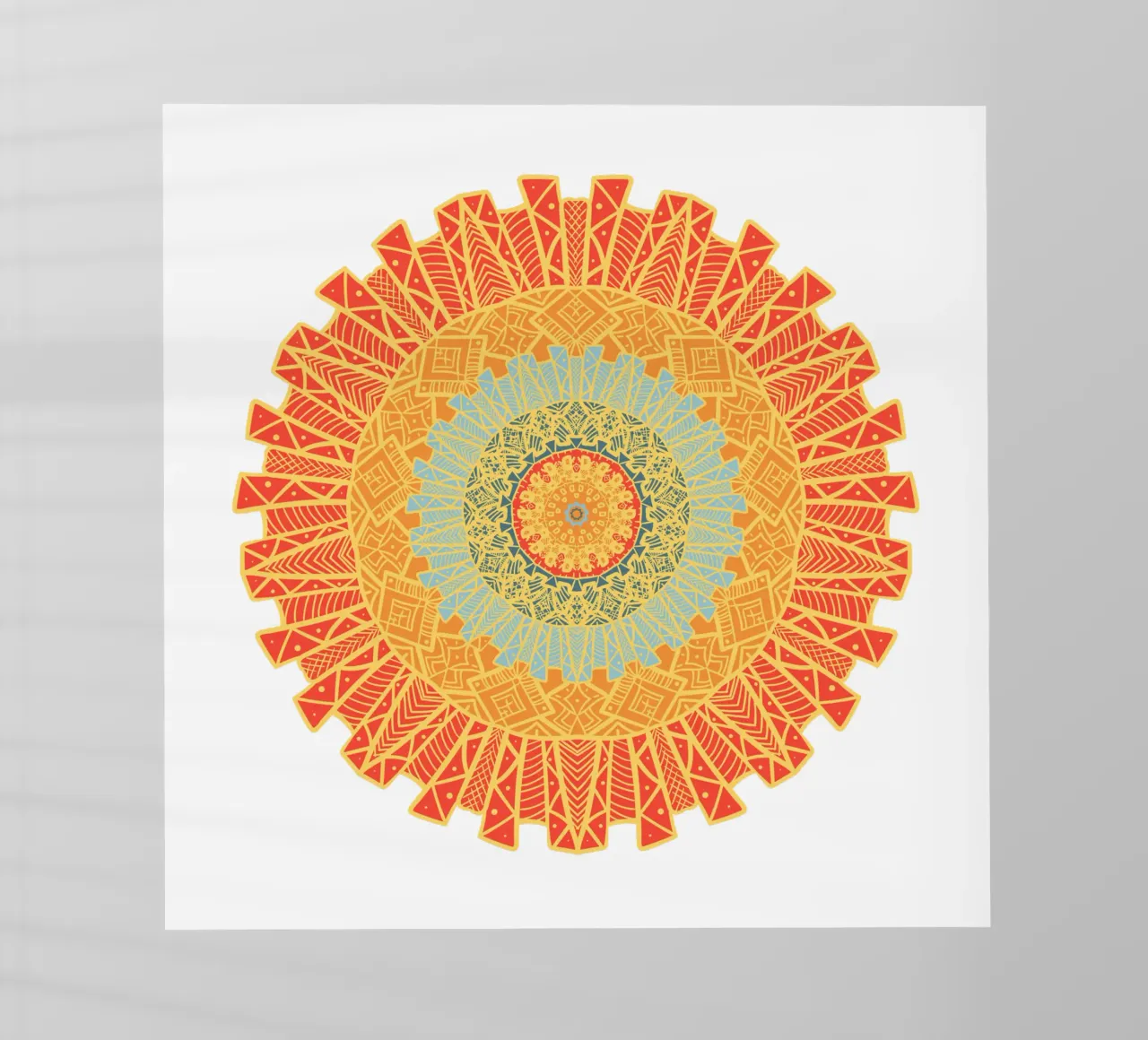 Mandala colorato pellicola backlit da Spiritual Touch