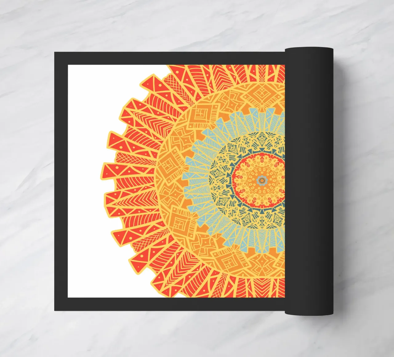 Mandala colorato zerbino da Spiritual Touch
