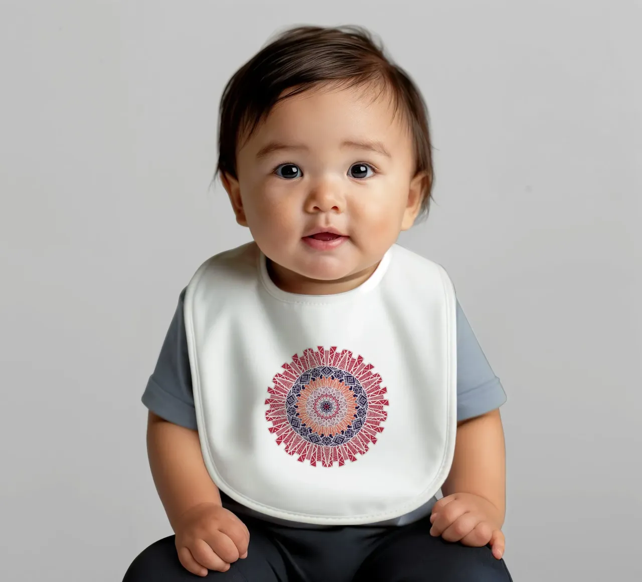 Mandala colorato bavaglino da Spiritual Touch