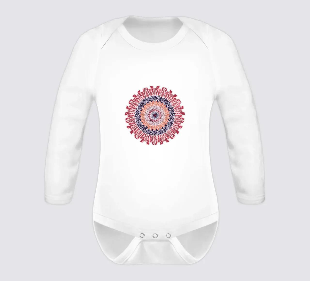 Mandala de colores body de manga larga de Spiritual Touch
